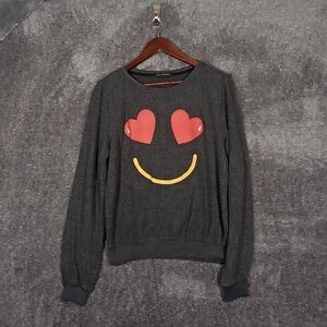 Wildfox crewneck long sleeve women's sweatshirt size small